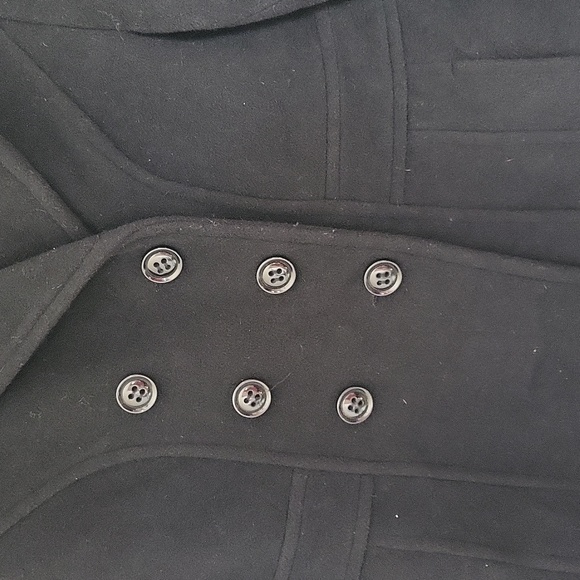 St. John's Bay Black Wool Jacket Medium - Picture 4 of 9